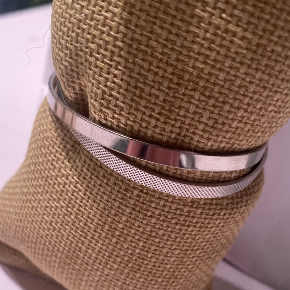 Parisian Silver Cuff Bracelet